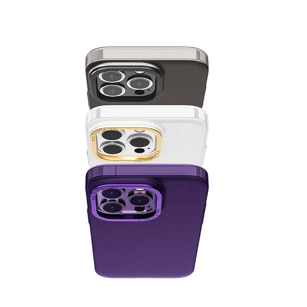 Recci Glaze Serisi iPhone 14 Plus Metal Kamera Çerçeveli Kılıf Recci Glaze Serisi iPhone 14 Plus Metal Kamera Çerçeveli Kılıf